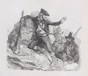 Smugglarna, från The Complete Works of Béranger, 1836 av Auguste Raffet