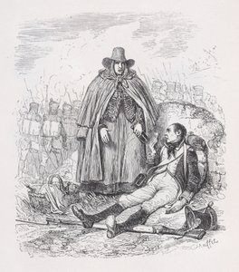 The Vivandière från The Complete Works of Béranger, 1836. av Auguste Raffet