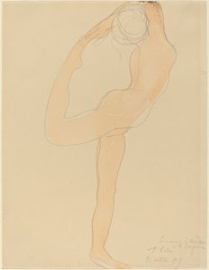 Dansande figur av Auguste Rodin