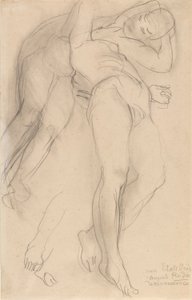 Figur Skiss av Auguste Rodin