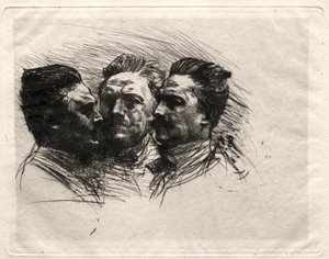 Henry Becque. av Auguste Rodin