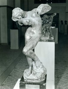 Meditation (brons) av Auguste Rodin