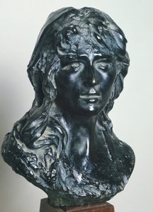 Mignon (Porträtt av Rose Beuret), av Auguste Rodin (1840-1917), porträtt av Auguste Rodin