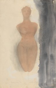 Ursprunget till den grekiska vasen, 1900-1910. av Auguste Rodin