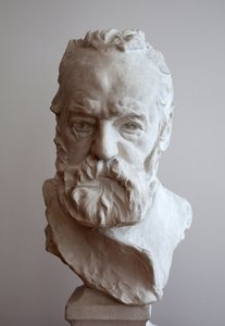 Porträtt i byst av Victor Hugo (1802-1885). Gips av Auguste Rodin (1840-1917) av Auguste Rodin