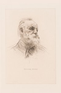 Porträtt av Victor Hugo av Auguste Rodin
