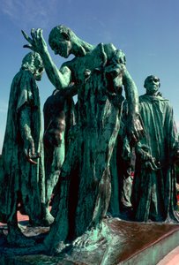 Staty av borgarna i Calais, 1800-talet. av Auguste Rodin