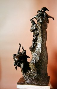 Undersökning av monumentet till Victor Hugos minne av Auguste Rodin