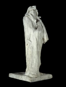 Den franske författaren Honore de Balzac (1799-1850). Gipsskulptur av Auguste Rodin (1840-1917) 1898 Paris, Musee d