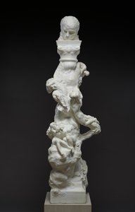 Poeten och det kontemplativa livet: Fenaillekolonnen, 1896 av Auguste Rodin