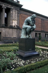 Tänkerstatyn av Rodin, Ny Carlsberg Glyptotek, Köpenhamn, Danmark, Europa av Auguste Rodin