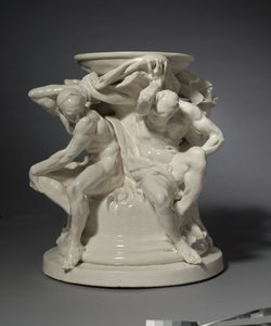 Titans, Support for a Vase, designad av Albert-Ernest Carrier-Belleuse av Auguste Rodin