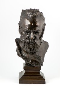 Victor Hugo (bronsgjuten efter originalet från 1886) (brons) av Auguste Rodin
