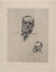 Victor Hugo fullt ansikte, 1885. av Auguste Rodin