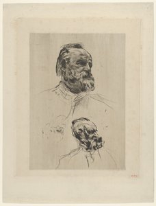 Victor Hugo trekvartsvy, 1885. av Auguste Rodin