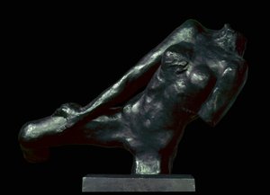Kvinnans överkropp Bronsskulptur av Auguste Rodin (1840-1917) Paris, Musee Rodin av Auguste Rodin