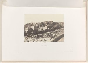 Utsikt över Betlehem Beit Lehem (titel på objekt) av Auguste Salzmann