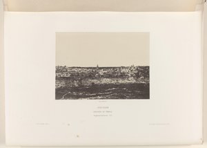 Gezicht på Jeruzalem, med de ommuring van de tempel Jerusalem. Tempelhölje. Allmän vy av östsidan (titel på objektet) av Auguste Salzmann