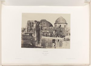 Utsikt över Heliga gravens kyrka i Jerusalem Jerusalem. Sankt graven. Vue générale (titel på objekt)