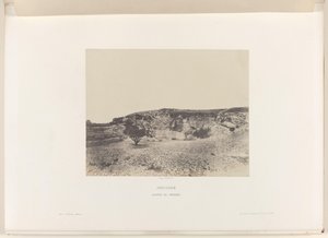 Utsikt över Jeremias grotta, nära Jerusalem Jerusalem. Jérémies grotta (titel på objektet)