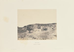 Jerusalem. Jeremias grotta av Auguste Salzmann