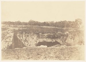 Jerusalem, Jerusalem. Grav för Judas kungar. Yttre innergård av Auguste Salzmann
