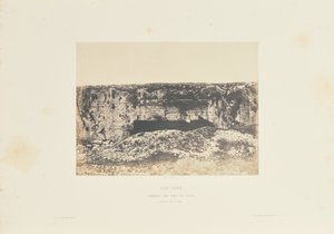 Jerusalem, Jerusalem. Graven för Judas kungar. Interiör av innergården av Auguste Salzmann