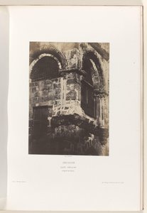 Kapel van de Heilig Grafkerk, Jeruzalem Jerusalem. Heliga graven. Golgata kapell (titel på objekt) av Auguste Salzmann