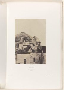 Kupolen av den heliga gravens kyrka i Jerusalem Jerusalem. Sankt graven. Coupole (titel på objekt)