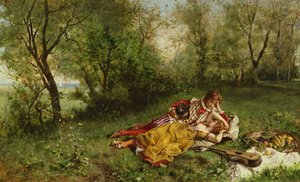 Picknicken av Auguste Serrure