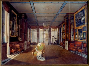 Musikrummet på Chateau de la Malmaison 1812 Målning av Auguste Garneray (1785-1824) 1812 Sön. 0,66x0,91 m Malmaison, slottsmuseum