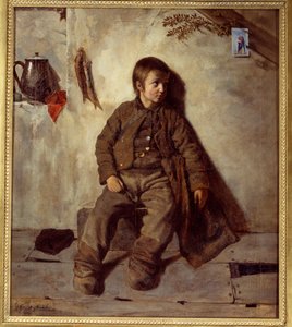 En skorstensmålning från Savoyard av Auguste de Chatillon (1813-1881)