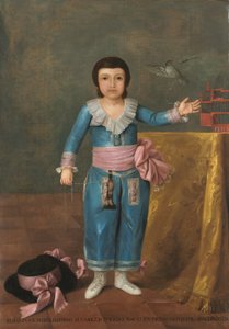 Porträtt av Juan Maria Osorio, ca 1786 (olja på duk) av Augustin Esteve y Marques