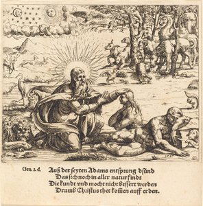 Evas skapelse av Augustin Hirschvogel