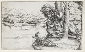 Ankskytte med skjutvapen, 1545
