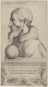 Självporträtt, 1548 av Augustin Hirschvogel