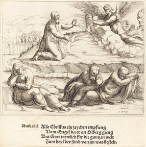 Kval i trädgården, 1548. av Augustin Hirschvogel