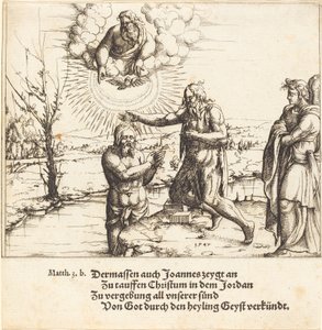 Kristi dop, 1547. av Augustin Hirschvogel