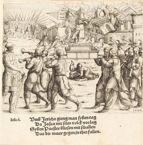 Jerikos fall av Augustin Hirschvogel