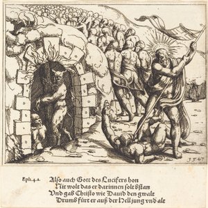 Helvetets harvning, 1547. av Augustin Hirschvogel
