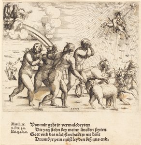 Den sista domen, 1549. av Augustin Hirschvogel