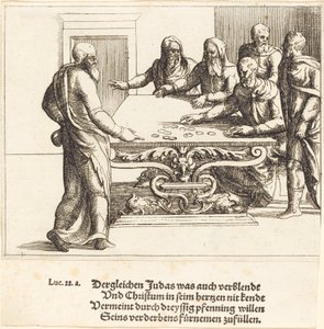 Judas betalning. av Augustin Hirschvogel