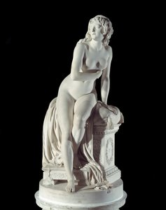 Övergiven Psyche-skulptur av Augustin Pajou (1730-1809) 1791 Paris, Louvren