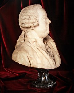 Porträtt tros vara Louis-Pierre-Sebastien, Marshall de Sainscy av Augustin Pajou