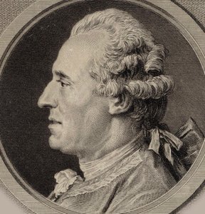 Porträtt av violinisten och kompositören Jean Joseph Cassanéa de Mondonville 1711-1772, 1768. av Augustin Saint Aubin de