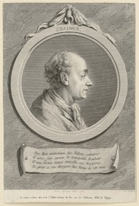 Porträtt av Salomon Gessner