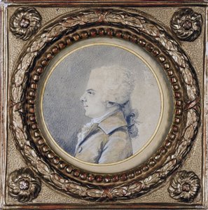 Wolfgang Amadeus Mozart (1756-1791) av Augustin de Saint Aubin