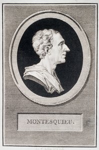 Charles Louis de Secondat, Baron de Montesquieu (1689-1755) (gravyr)