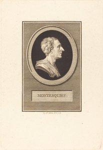 Charles Louis de Secondat Montesquieu von Augustin de Saint Aubin