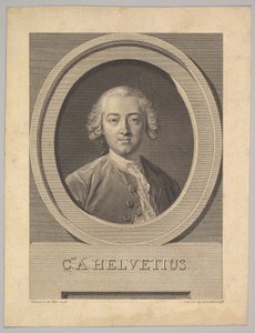 Porträtt av Claude Adrien Helvetius 1715-1771, 1772. av Augustin de Saint Aubin